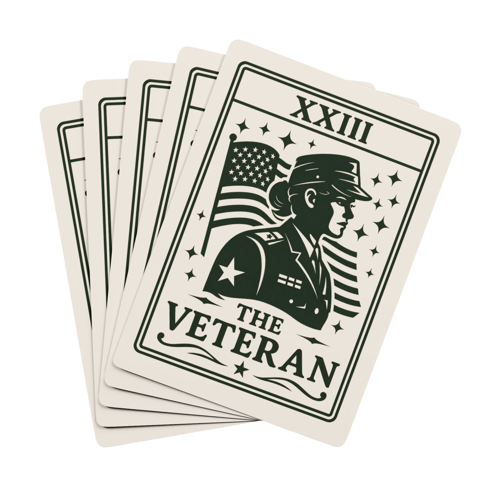 The Veteran playing cards, Poker Playing Cards | Military patriotic deck