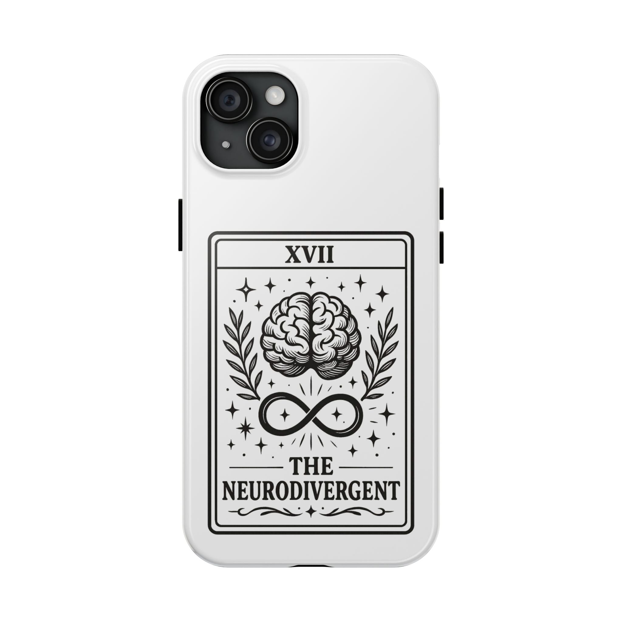 The Neurodivergent Tarot Brain phone case | iPhone Samsung tough case