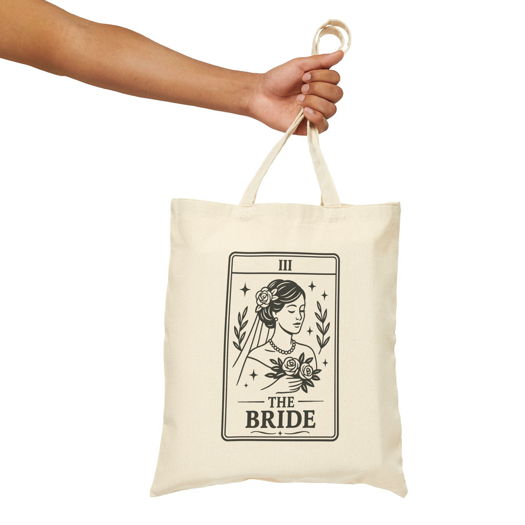Tarot The Bride Tote Bag | Bridal Tarot Illustration, Wedding Bride Design