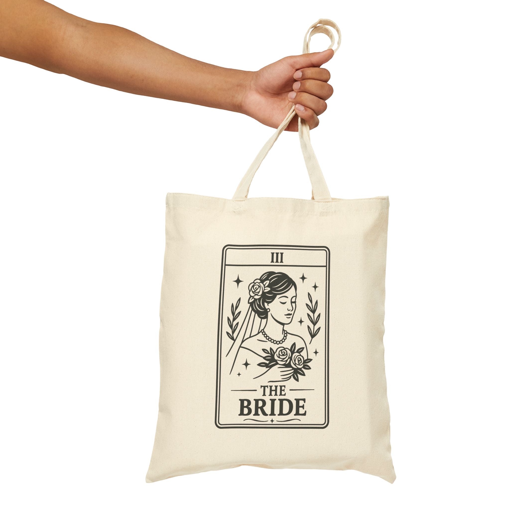 Tarot The Bride Tote Bag | Bridal Tarot Illustration, Wedding Bride Design