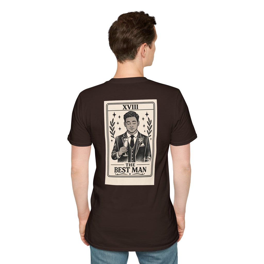 The Best Man Tarot Card T-Shirt | Groomsmen Wedding Party Tee