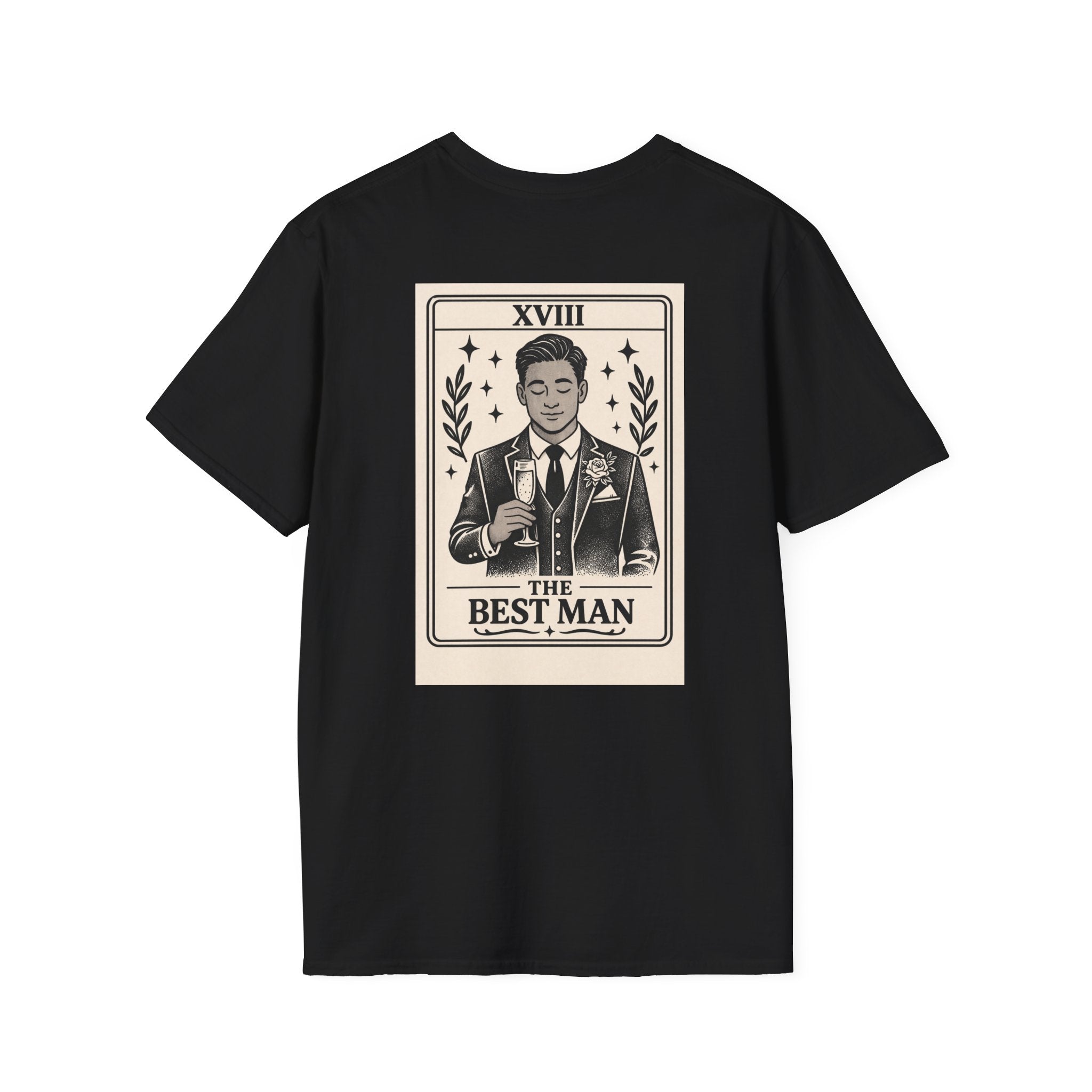 The Best Man Tarot Card T-Shirt | Groomsmen Wedding Party Tee