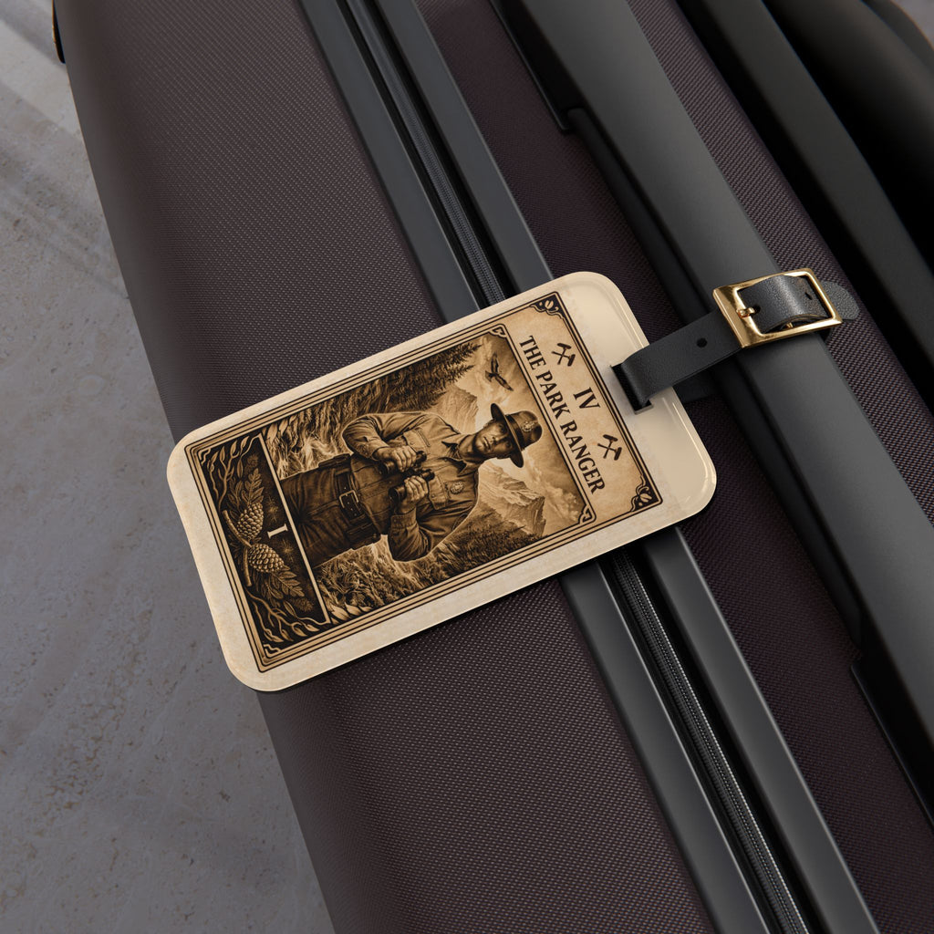The Park Ranger Luggage Tag | Vintage National Park Illustration