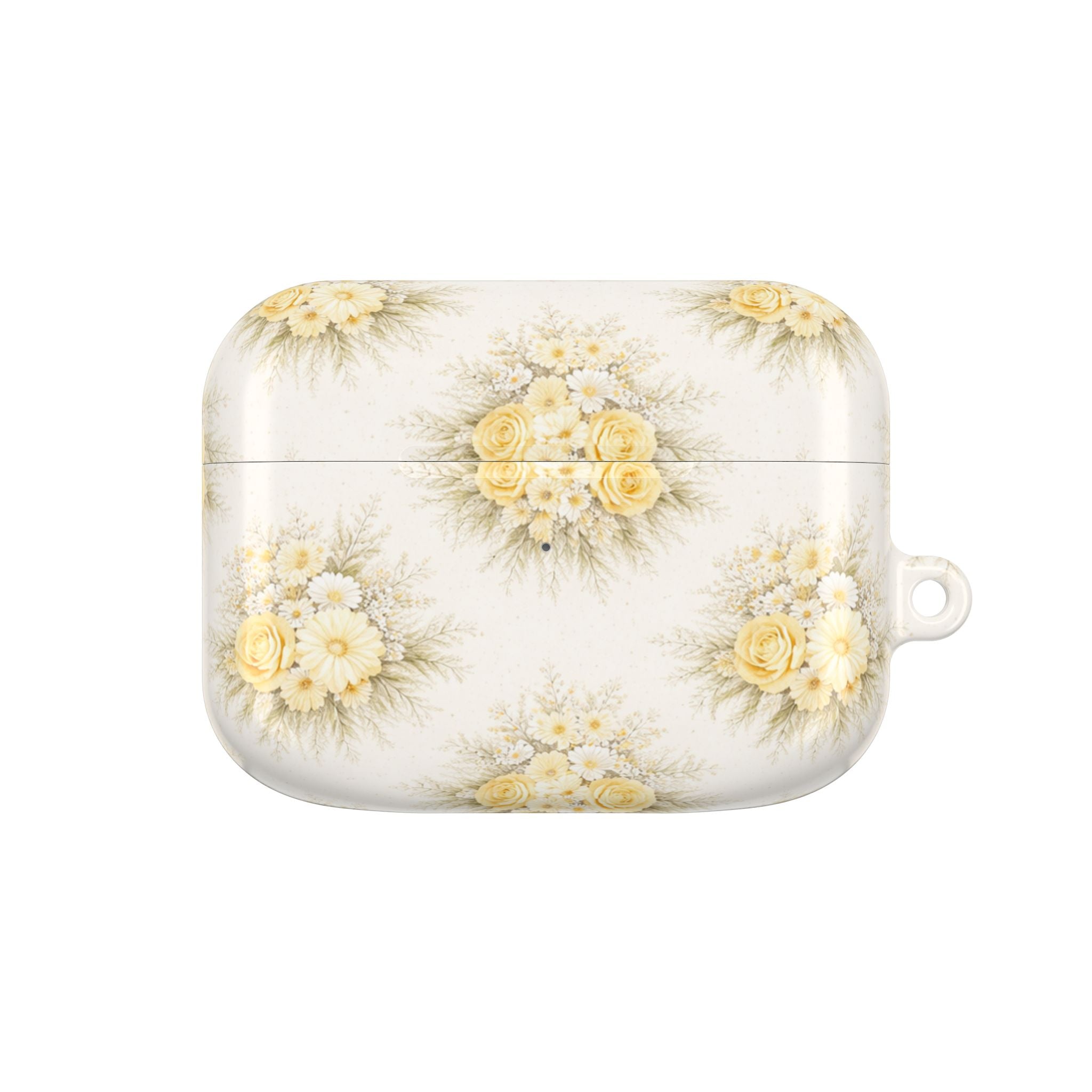 Yellow Rose Bouquet AirPod Case | Vintage Floral Pattern