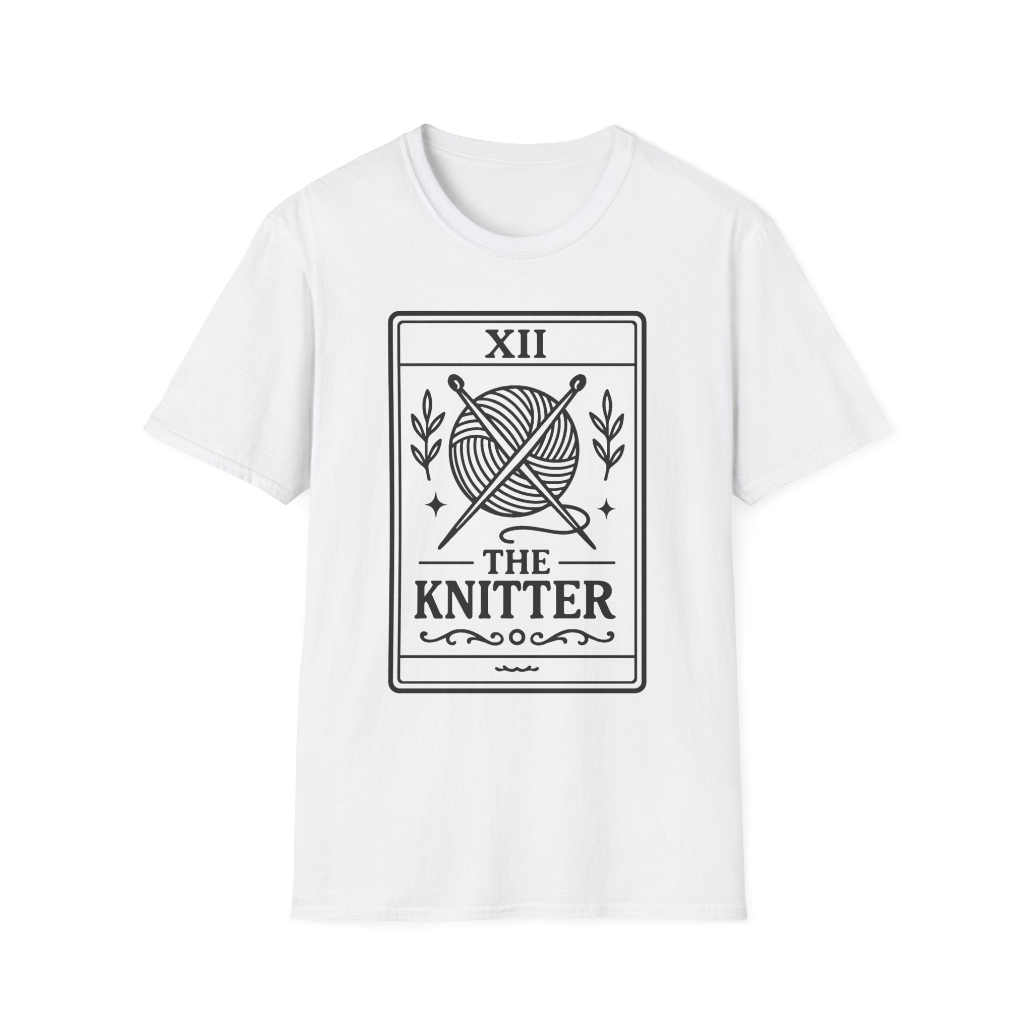 Knitter Shirt Tarot Card, Knitting Gift, Yarn Lover Shirt, Knitting Lover Tee, Knit Gift Idea, Craft Shirt, Knitter Aesthetic