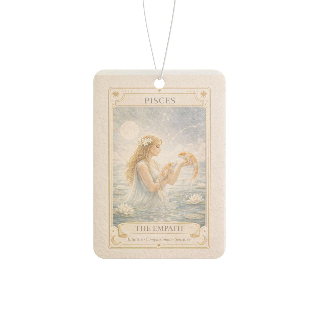 Pisces Tarot The Empress Car Air Freshener | Zodiac Astrology Decor