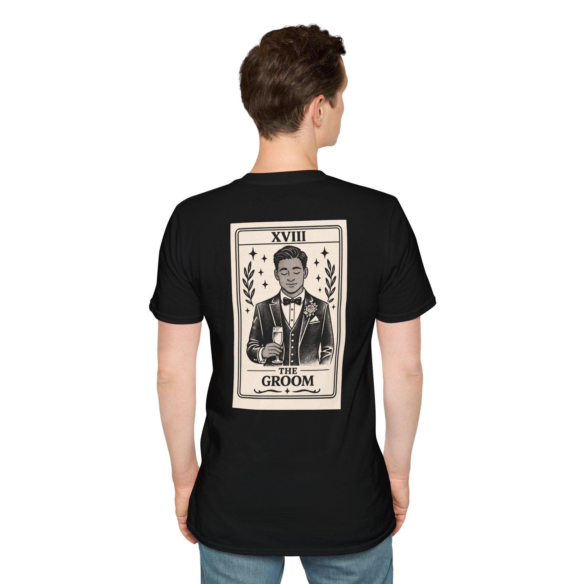 The Groom Tarot Card T-Shirt | Groom Illustration, Wedding Theme
