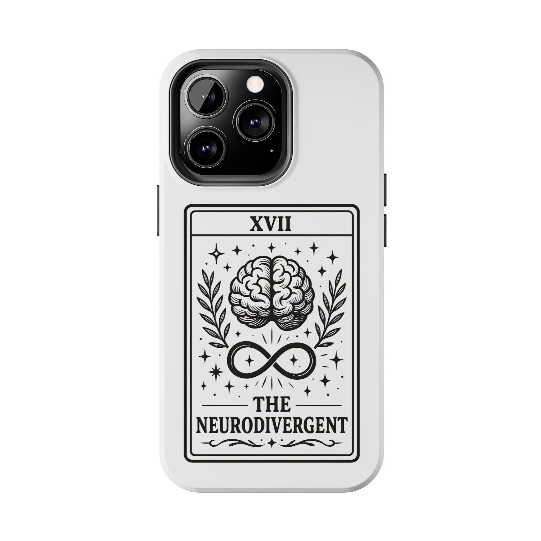 The Neurodivergent Tarot Brain phone case | iPhone Samsung tough case