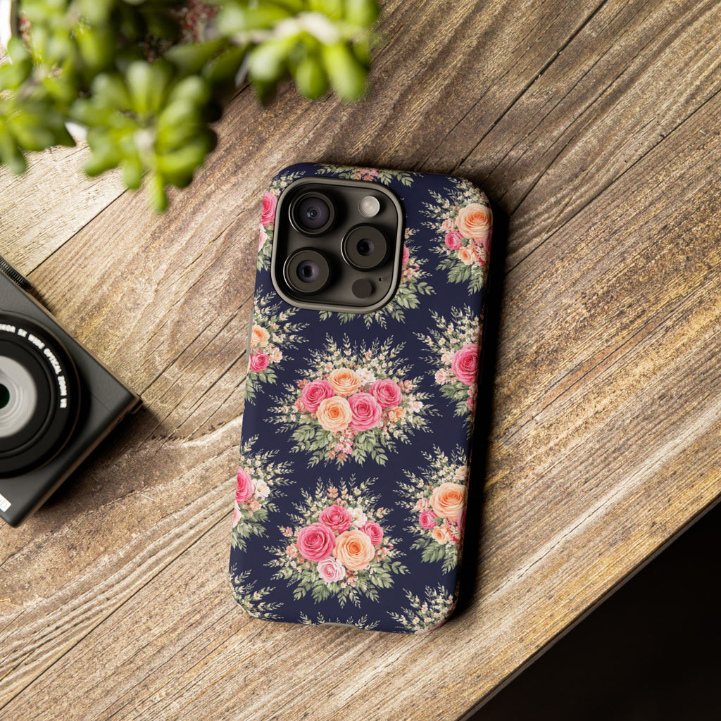 Vintage Rose Bouquet Phone Case | Floral iPhone Cover