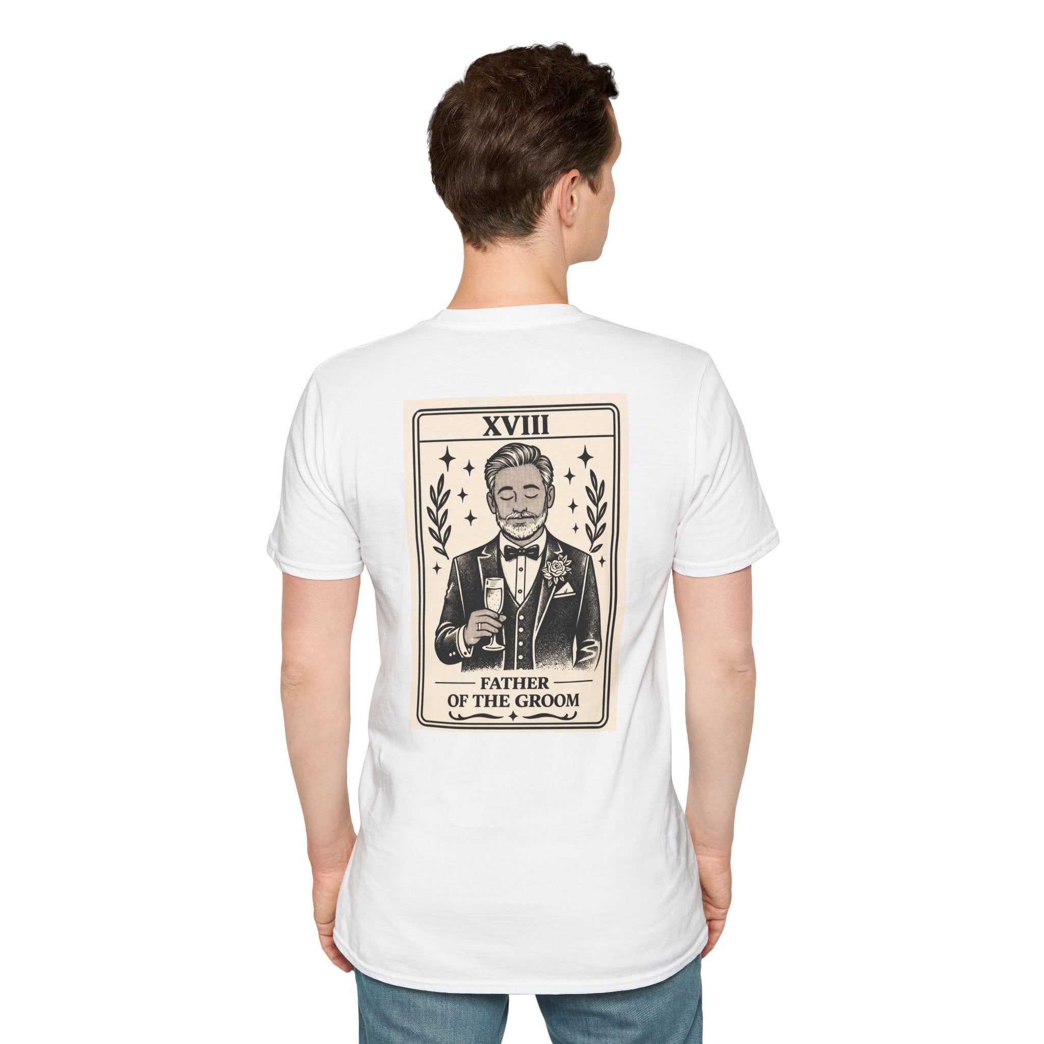 Father of the Groom T-Shirt | Tarot Card Illustration, Wedding Party Shirt