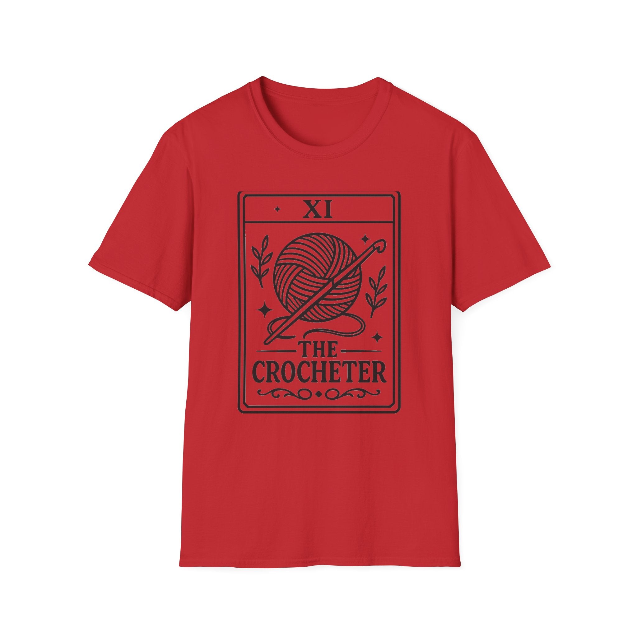 The Crocheter T-Shirt | Yarn Ball & Hook Illustration, Crochet Lover Tee