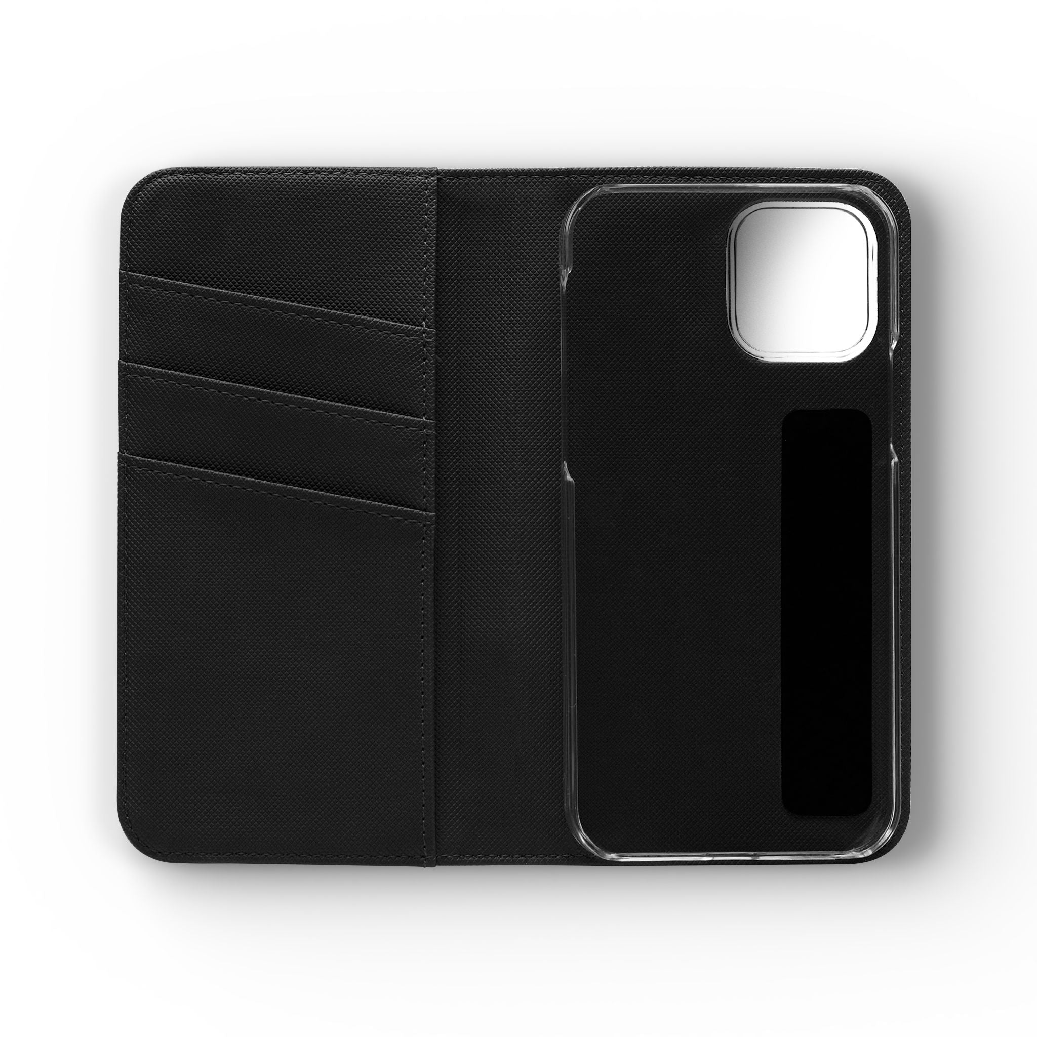 Blueberry Watercolor Pattern Flip Case | Phone Wallet, Card Slots