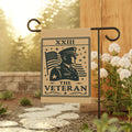 The Veteran Garden Flag | House Banner, Patriotic Military Design
