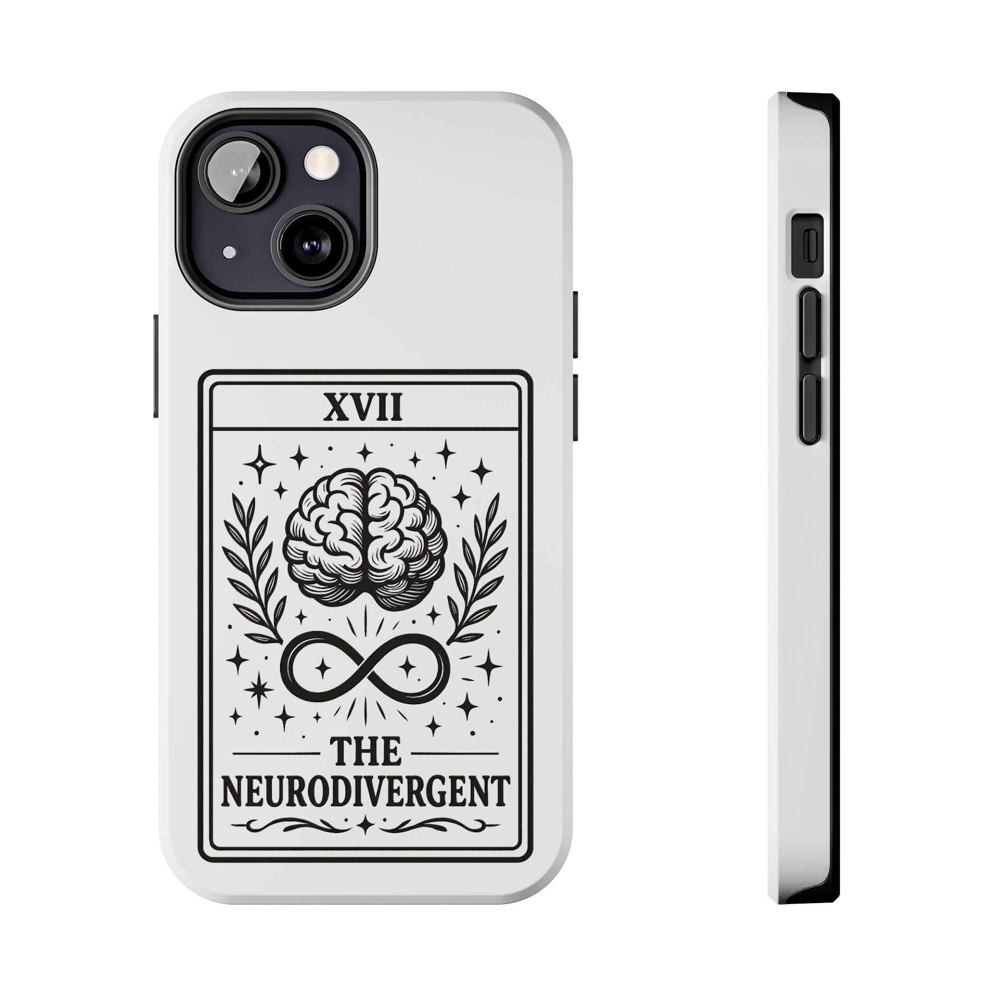The Neurodivergent Tarot Brain phone case | iPhone Samsung tough case