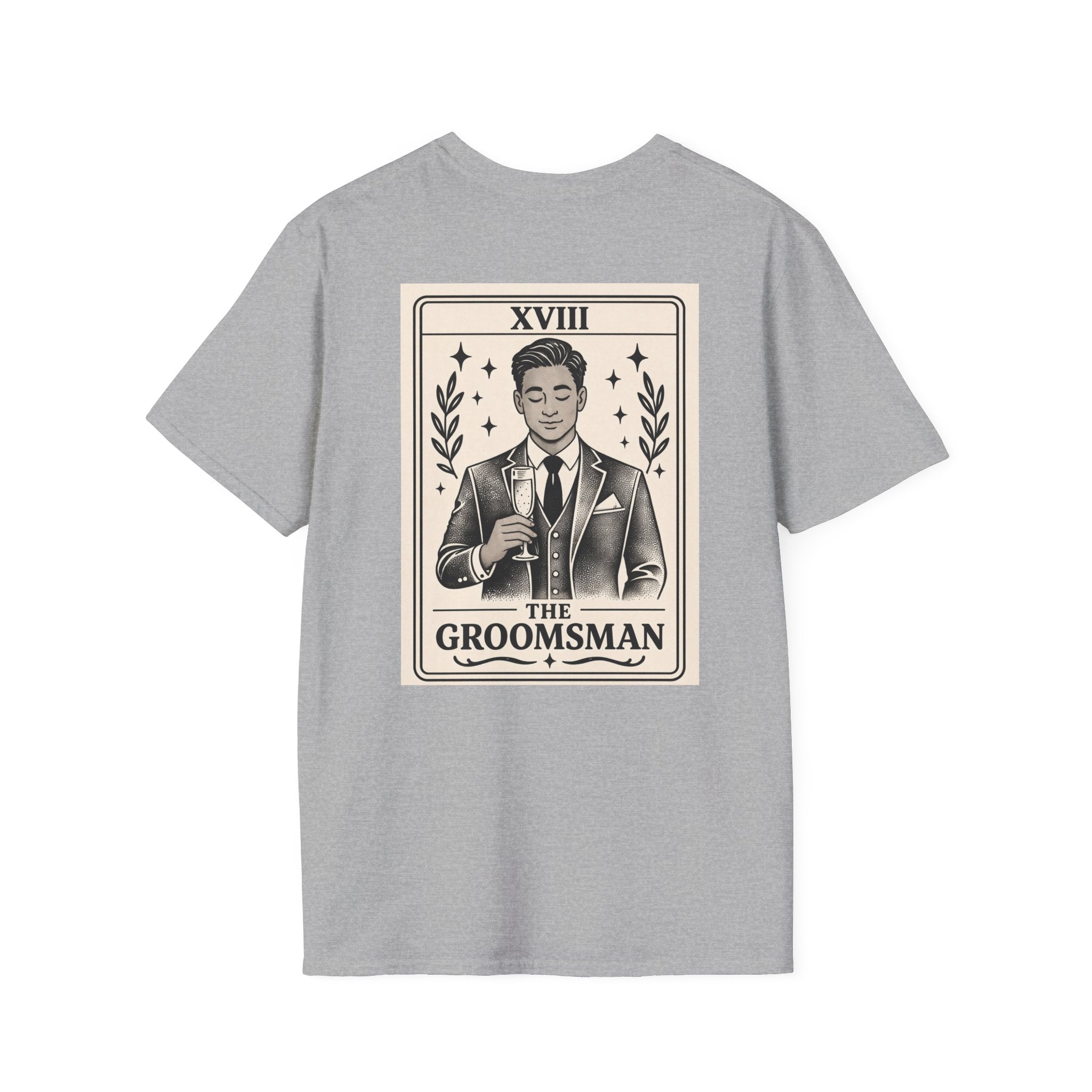 The Groomsman T-Shirt | Tarot Card Groom Illustration