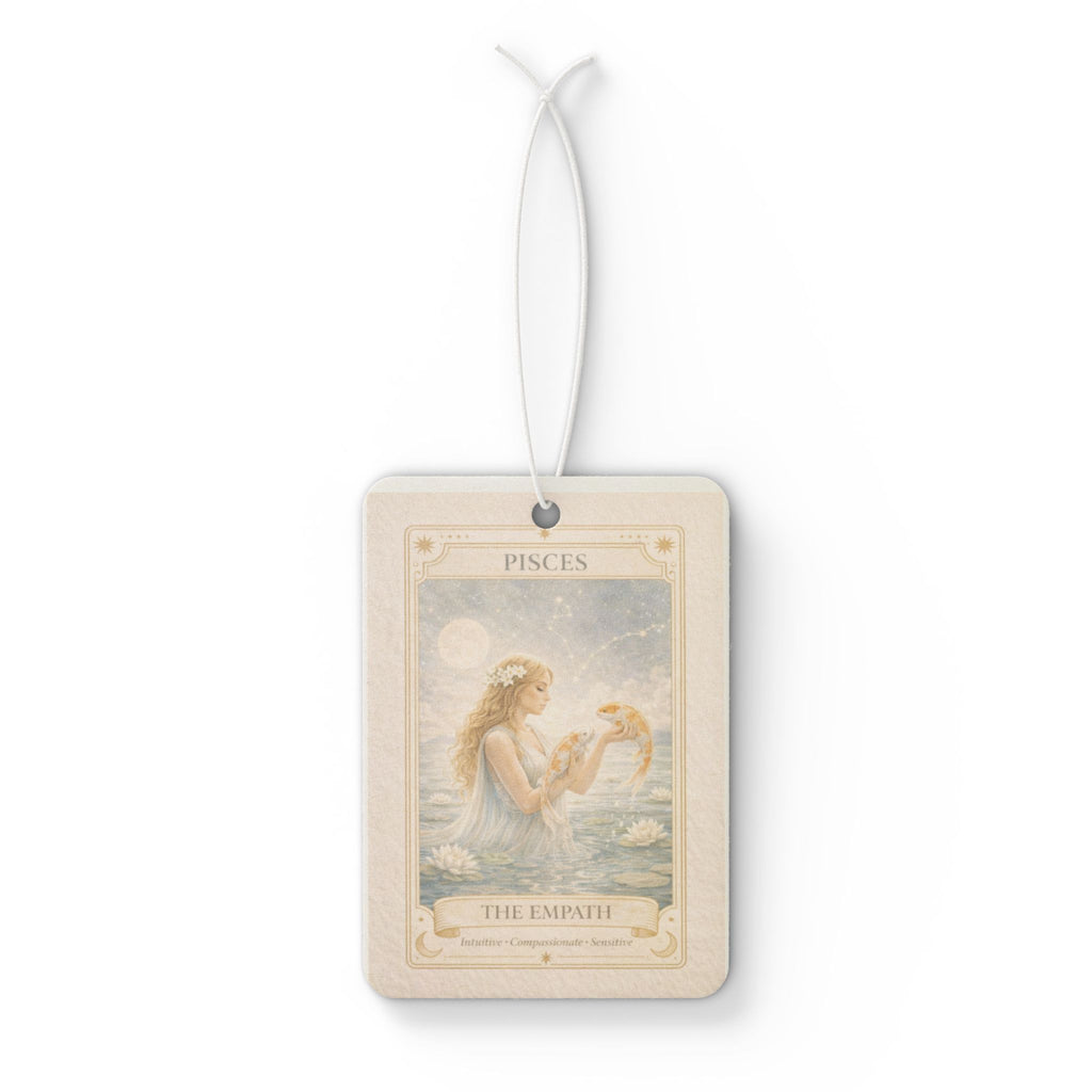 Pisces Tarot The Empress Car Air Freshener | Zodiac Astrology Decor