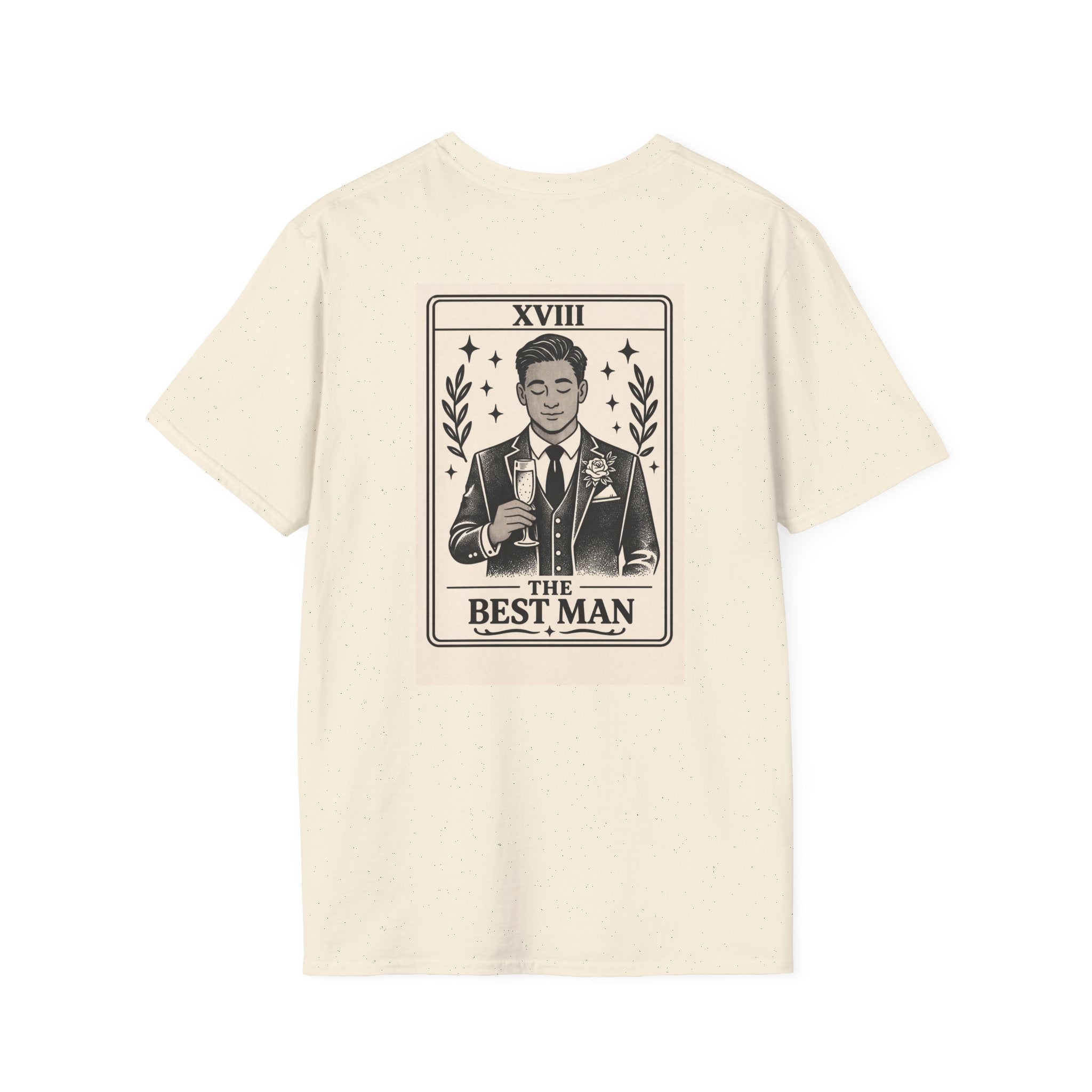 The Best Man Tarot Card T-Shirt | Groomsmen Wedding Party Tee