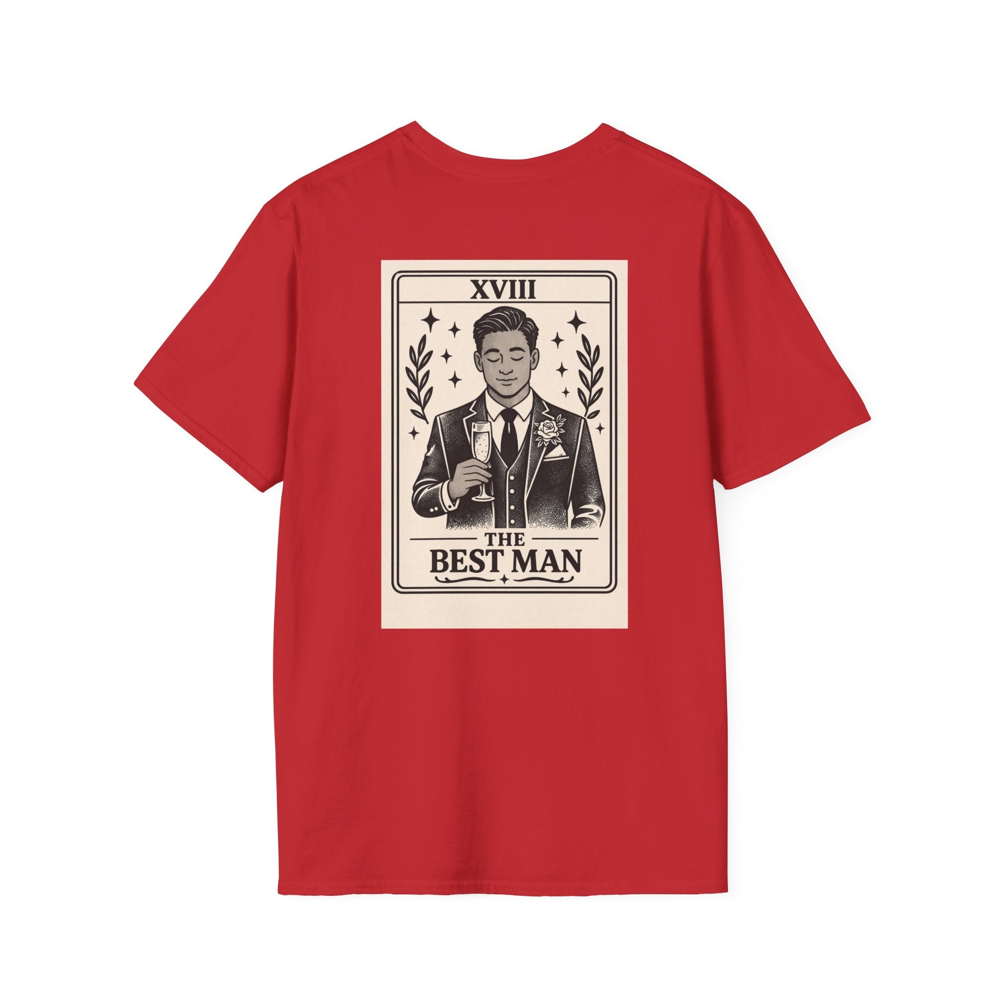 The Best Man Tarot Card T-Shirt | Groomsmen Wedding Party Tee