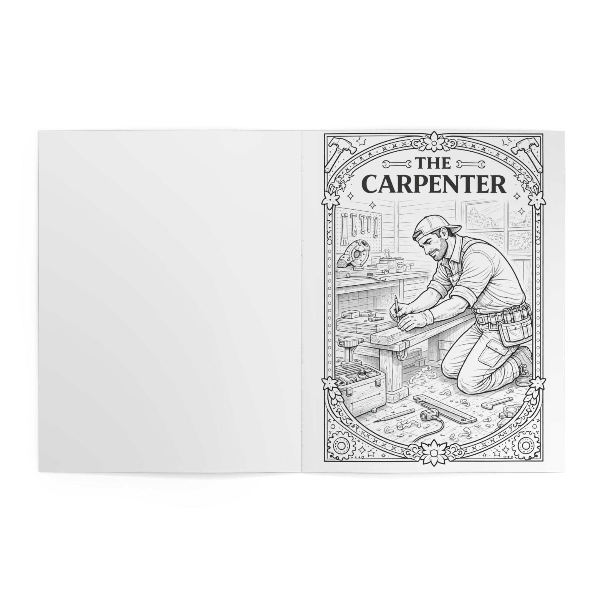 Blue Collar Coloring Book, Coloring Book | Skilled Trades Illustrations