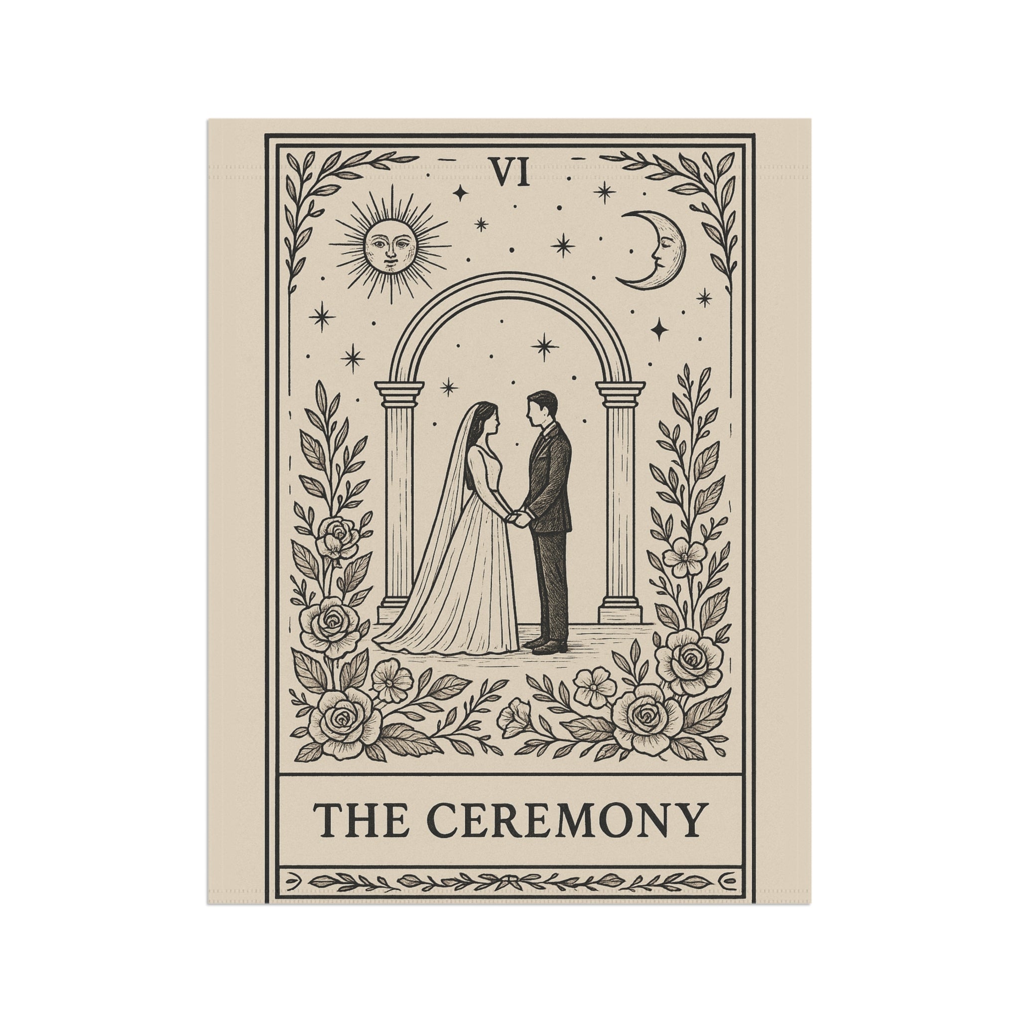 Tarot Style 'The Ceremony' Garden Flag | House Banner