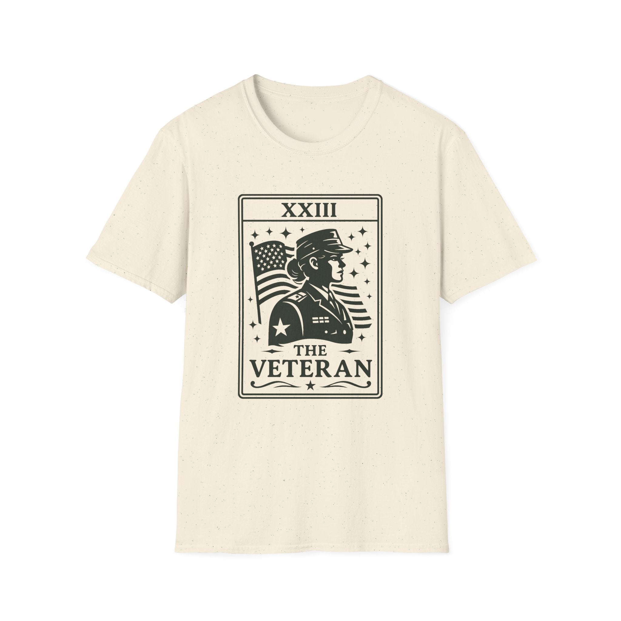 Female Veteran Shirt Tarot Card, Woman Veteran Gift, Military Woman Shirt, Patriotic Tee for Women, Veteran Gift Idea, USA Pride Shirt