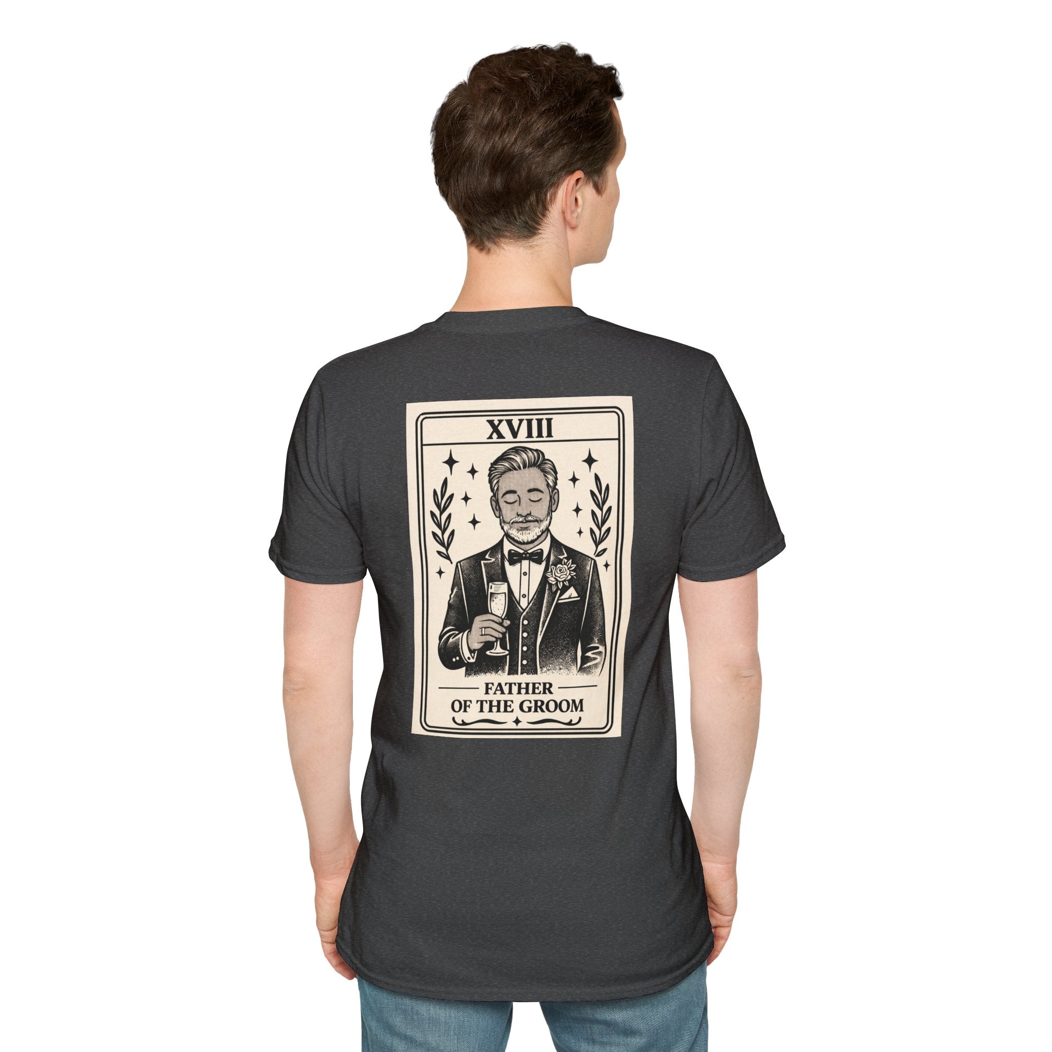 Father of the Groom T-Shirt | Tarot Card Illustration, Wedding Party Shirt