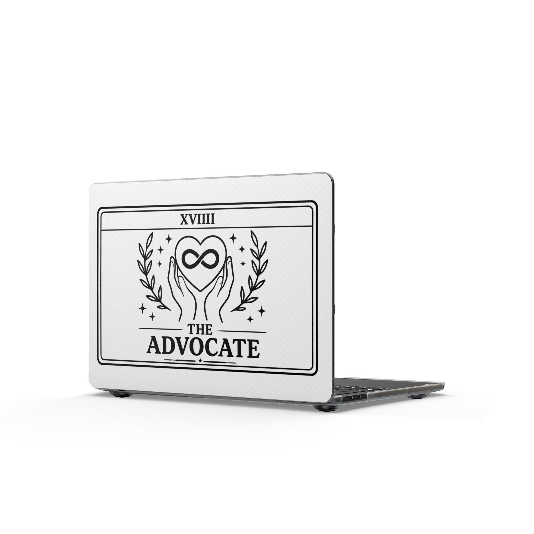 The Advocate Tarot Style Infinity Heart MacBook Case | Matte Laptop Case