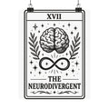 Neurodivergent Tarot Art Poster | Matte Vertical Poster