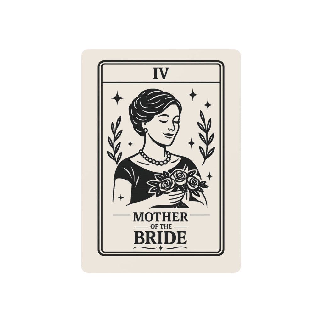 Mother of the Bride Poker Playing Cards | Bridal Theme Deck, Ace of Spades