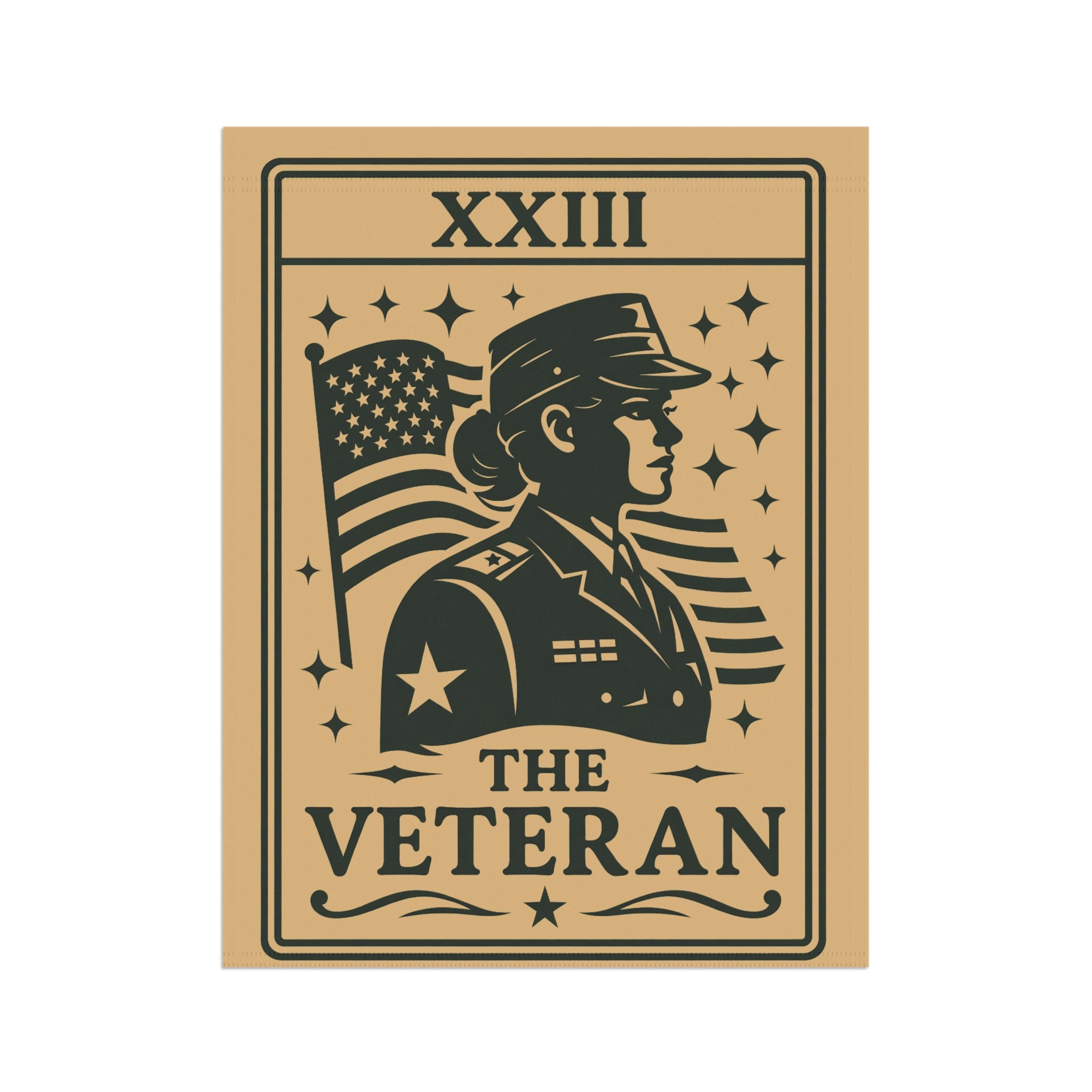 The Veteran garden flag Banner | Military Tribute, American Flag