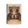 Gemini Zodiac Spiral Notebook — The Twins Ruled Journal (Curious • Expressive • Adaptable)