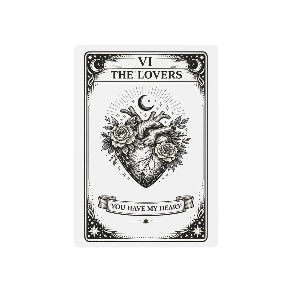 Tarot Lovers Playing Cards Poker Deck | The Lovers Card Ace Spade Design