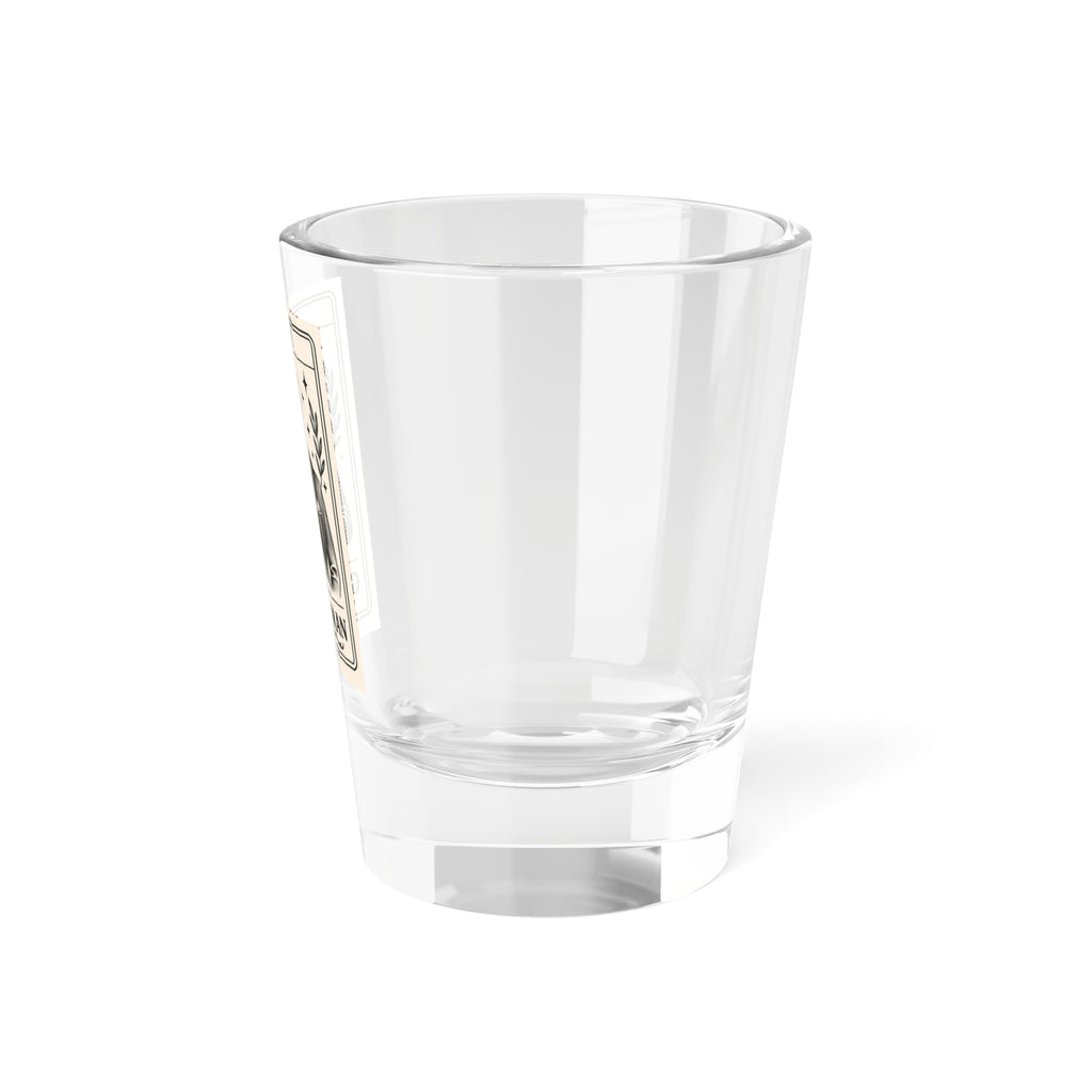 The Groomsman Shot Glass | Tarot Card Illustration, 1.5oz