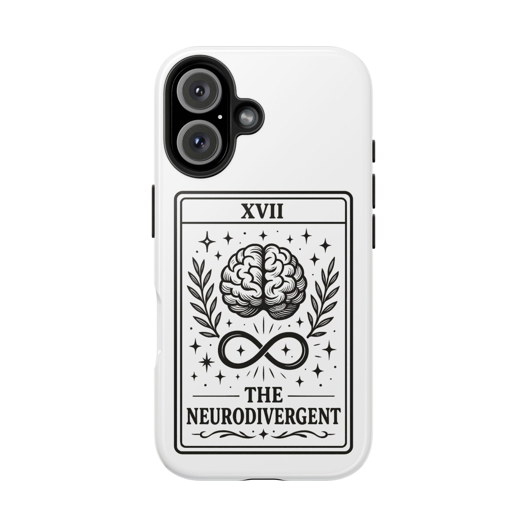 The Neurodivergent Tarot Brain phone case | iPhone Samsung tough case