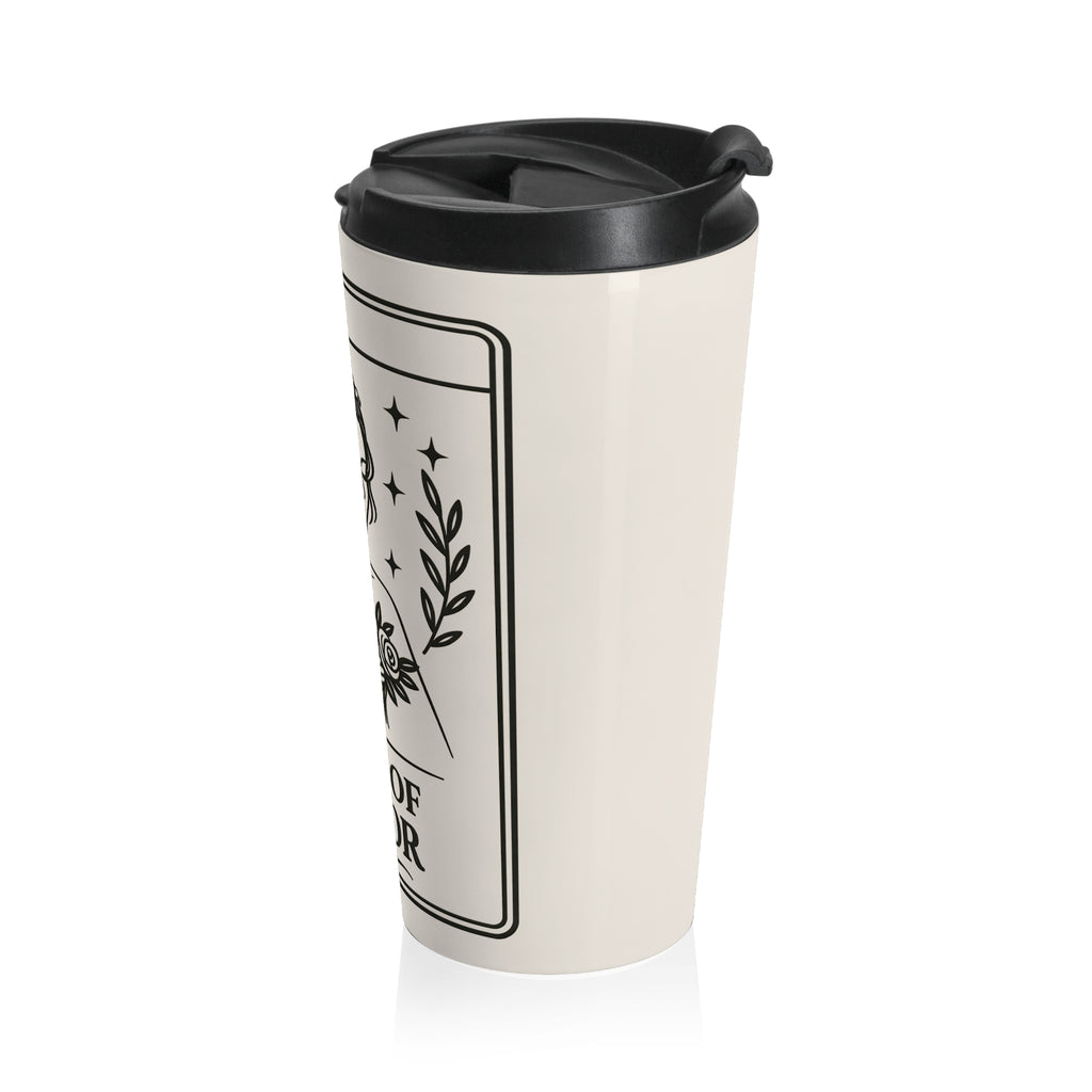 Maid of Honor Tarot Illustration Travel Mug | Bridal Party Stainless Steel