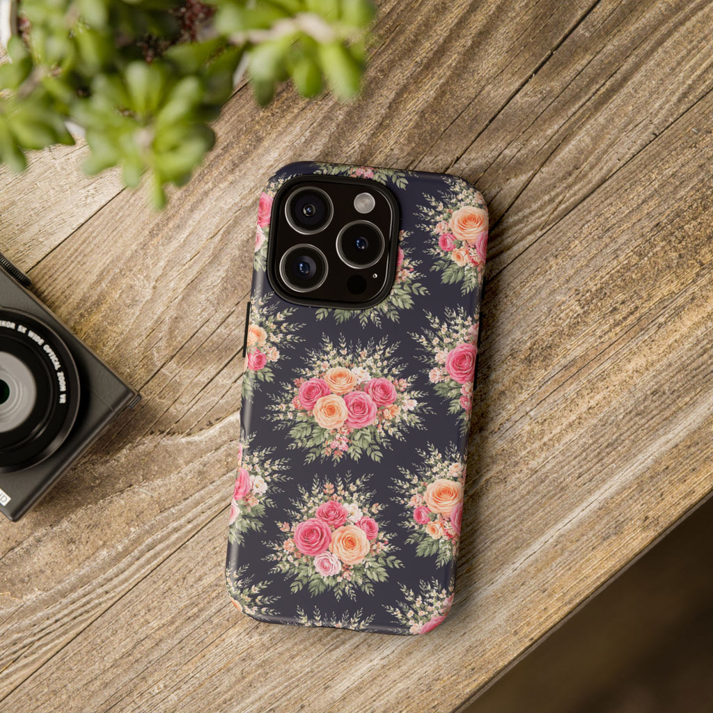 Vintage Rose Bouquet Phone Case | Floral iPhone Cover