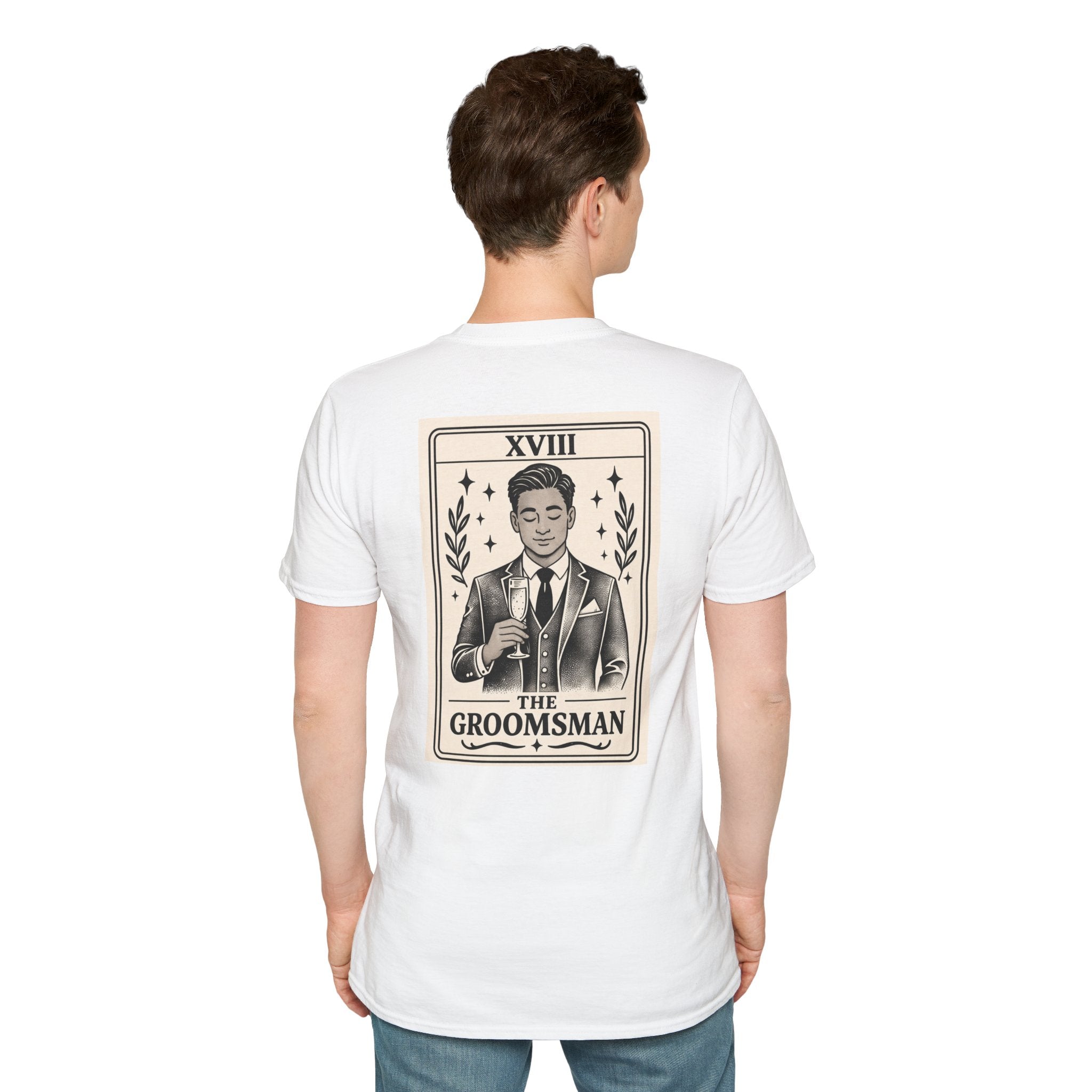 The Groomsman T-Shirt | Tarot Card Groom Illustration
