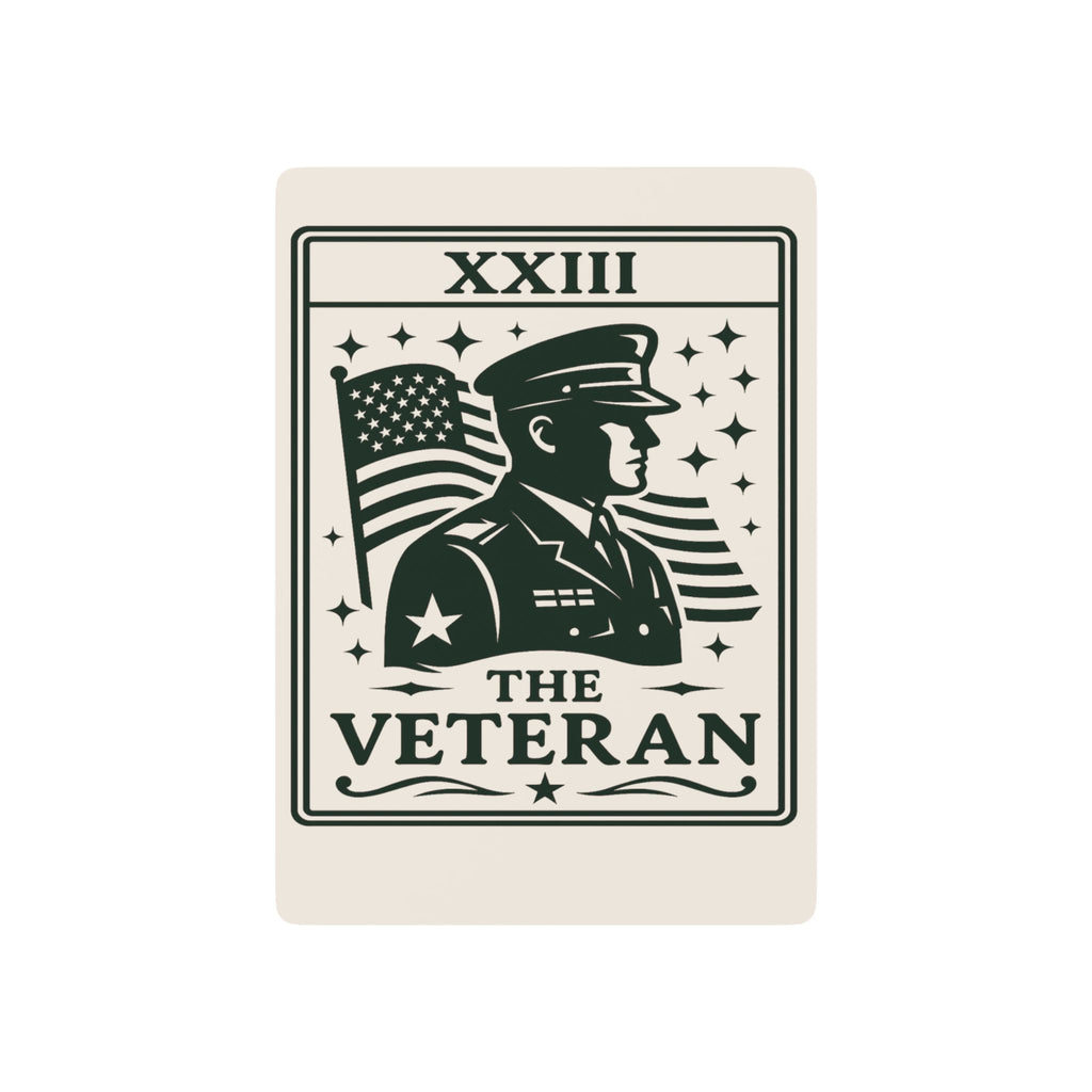 Veteran American Flag Poker Playing Cards | Military Themed Deck