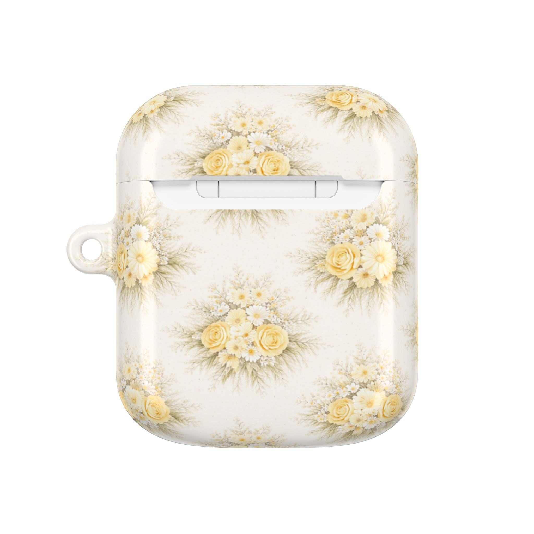 Yellow Rose Bouquet AirPod Case | Vintage Floral Pattern