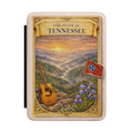 Tennessee Scenic Guitar & Flag Kindle Case | State Map, Bluebells
