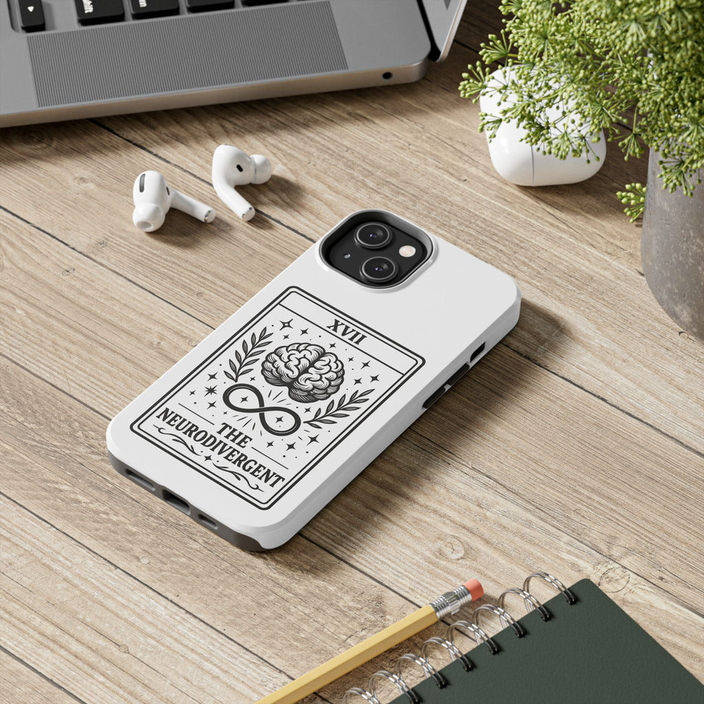The Neurodivergent Tarot Brain phone case | iPhone Samsung tough case