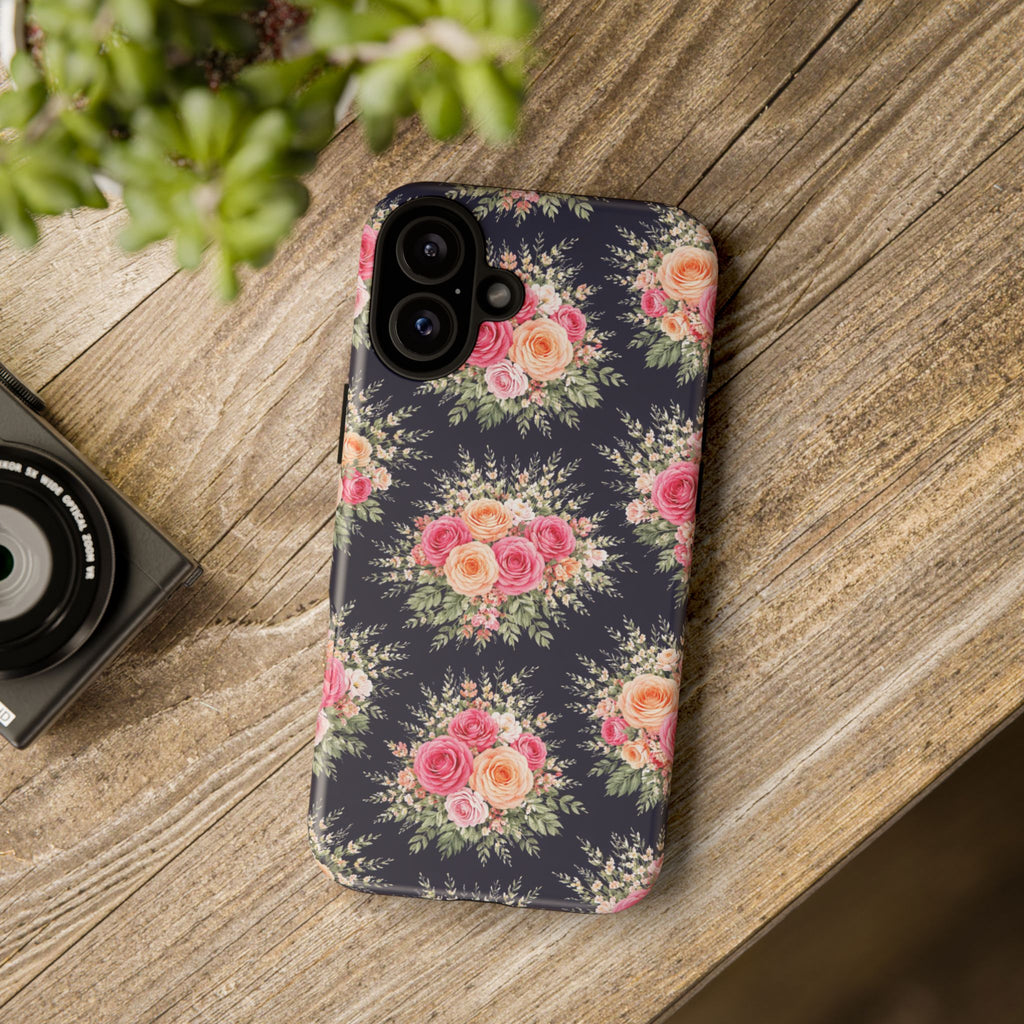 Vintage Rose Bouquet Phone Case | Floral iPhone Cover