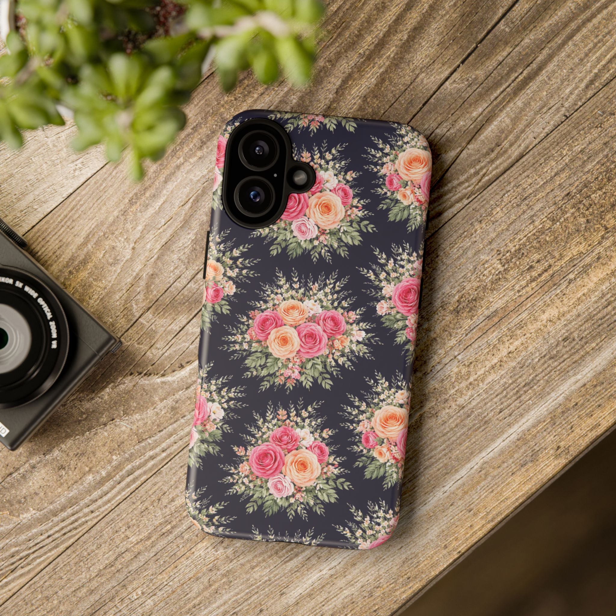 Vintage Rose Bouquet Phone Case | Floral iPhone Cover