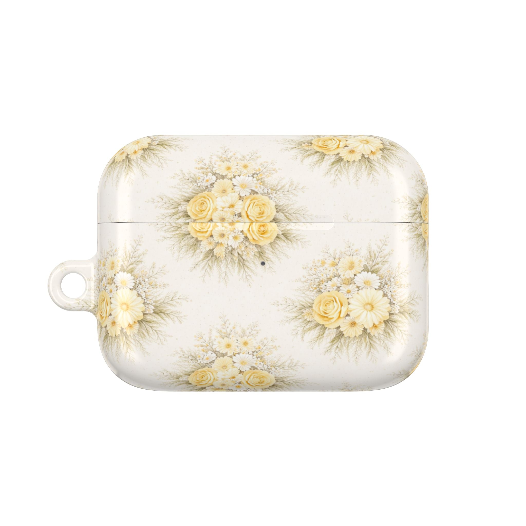 Yellow Rose Bouquet AirPod Case | Vintage Floral Pattern