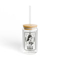 Maid of Honor Sipper Glass 16oz | Bridal Party Drink Tumbler