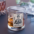 The Groomsman Tarot Card Rocks Glass | 10oz Whiskey Glass