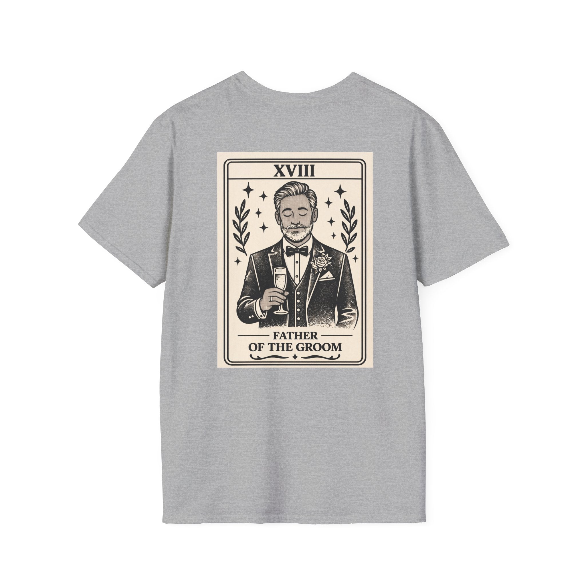 Father of the Groom T-Shirt | Tarot Card Illustration, Wedding Party Shirt