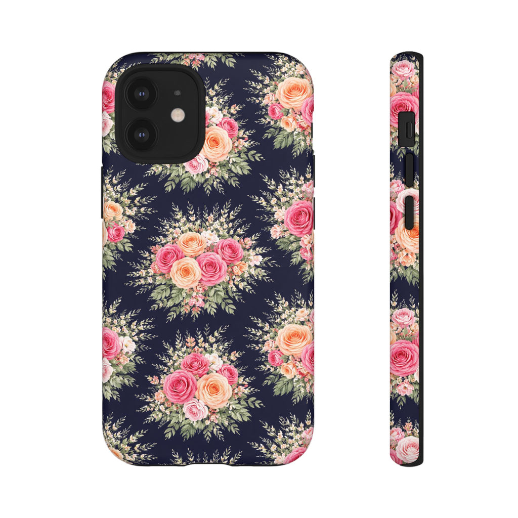 Vintage Rose Bouquet Phone Case | Floral iPhone Cover