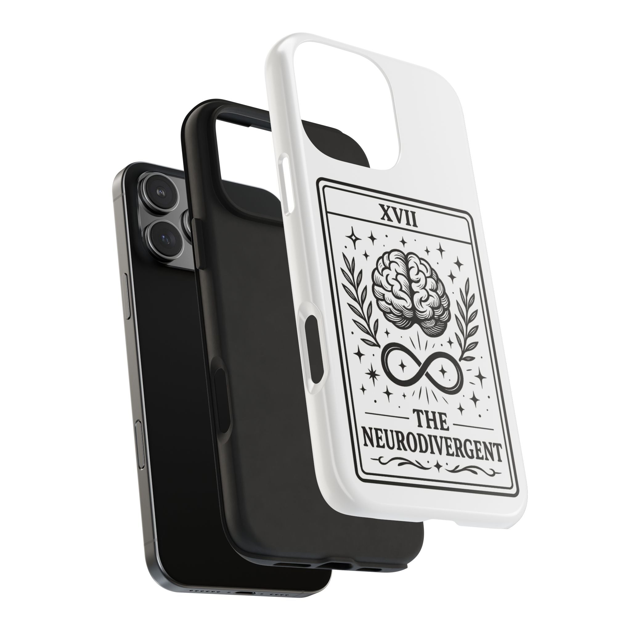 The Neurodivergent Tarot Brain phone case | iPhone Samsung tough case