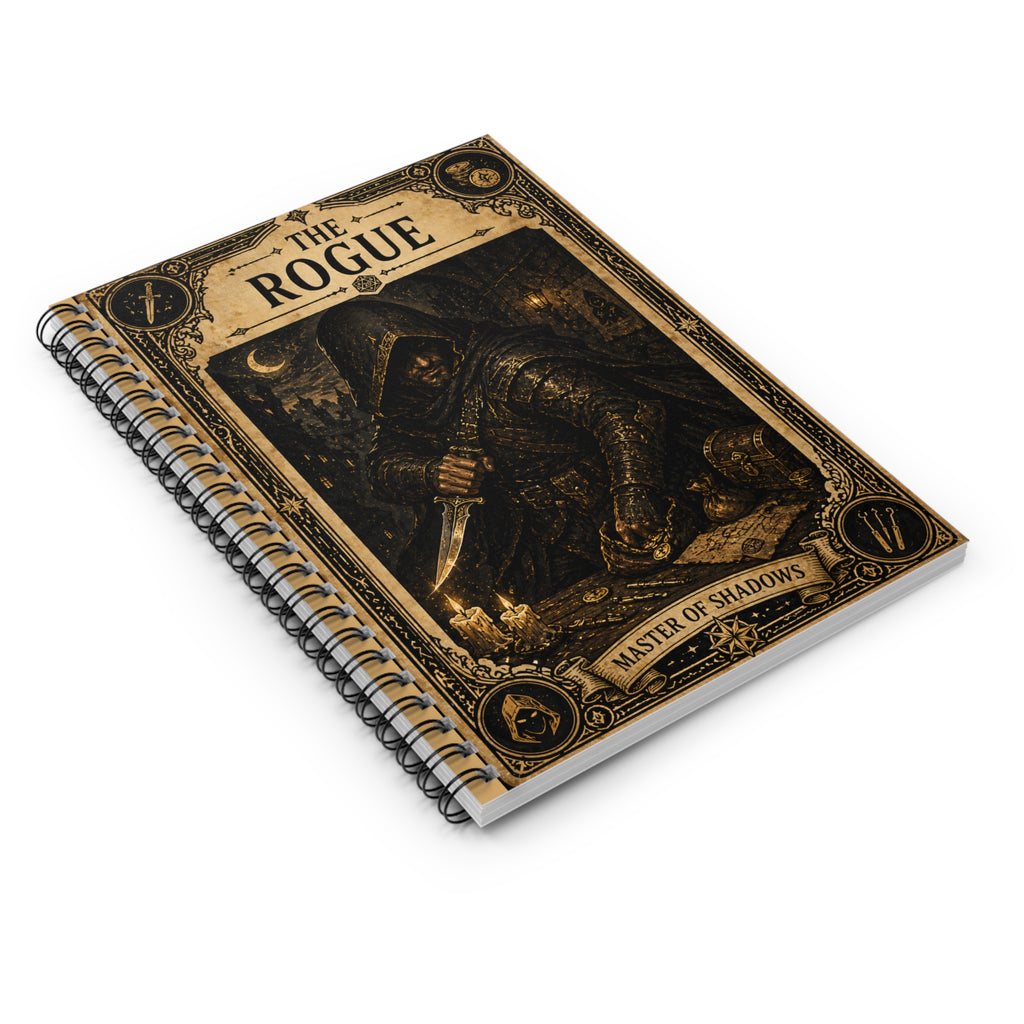 Rogue Master of Shadows Spiral Notebook | Ruled Journal